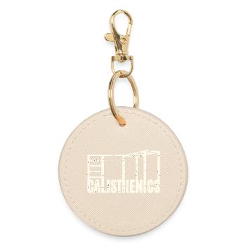 Calisthenics - Round Keyring - oyster - Front