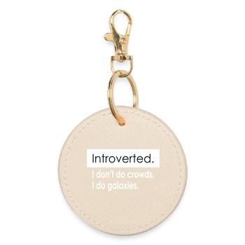 Citations d’introverti - Porte-clés rond - huître - Devant