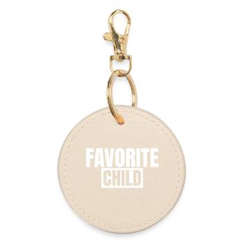 Favorite child - Round Keyring - oyster - Front