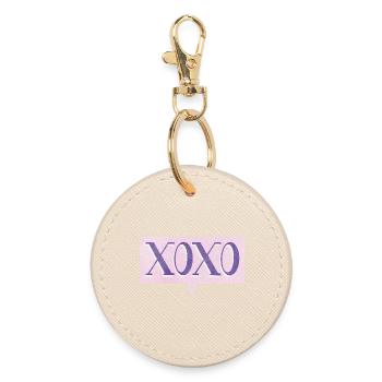 XoXo – Culture populaire Amour, câlin, Langage jeunesse - Porte-clés rond - huître - Devant