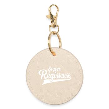 Humour Métier Super Régisseuse Femme - Porte-clés rond - huître - Devant