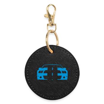 shelby - Round Keyring - black - Front