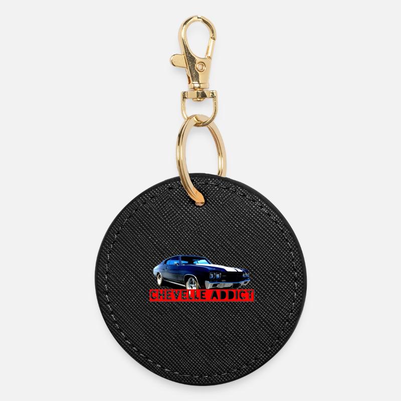 Chevelle Addict - Round Keyring - black