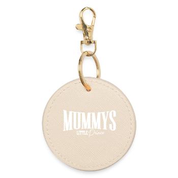 mummys mama geschenk baby party eltern geburtstag - Runder Schlüsselanhänger - Auster - Vorne
