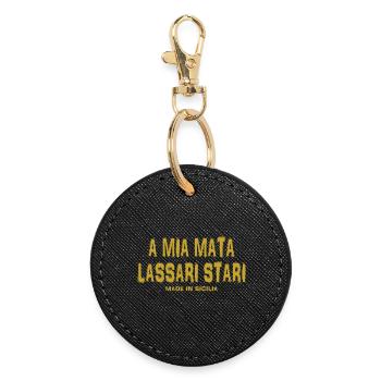 t-shirt Sicile t-shirt Trinacria siciliano - Porte-clés rond - noir - Devant