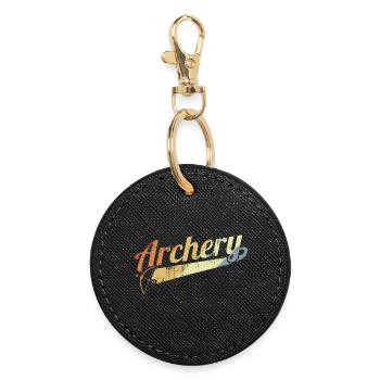 Archery - Round Keyring - black - Front