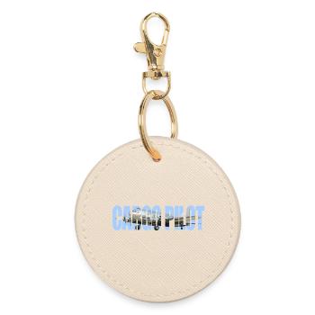 Cargo pilot B-307 - Round Keyring - oyster - Front