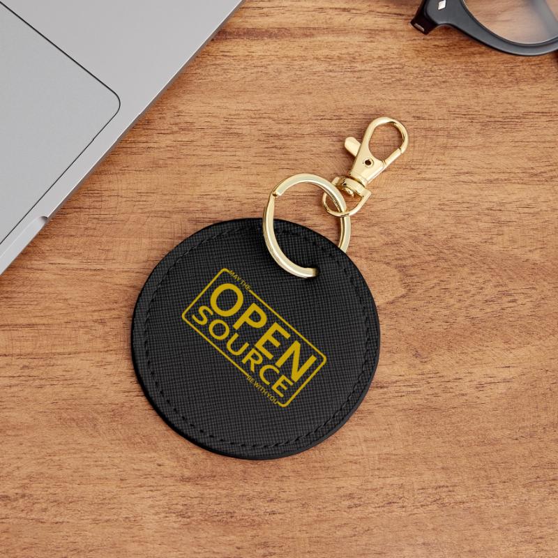 Que l’Open Source soit avec vous Porte-clés rond