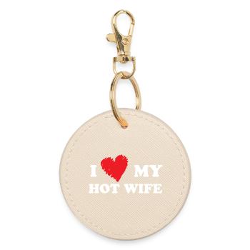 J’aime ma femme sexy - Porte-clés rond - huître - Devant