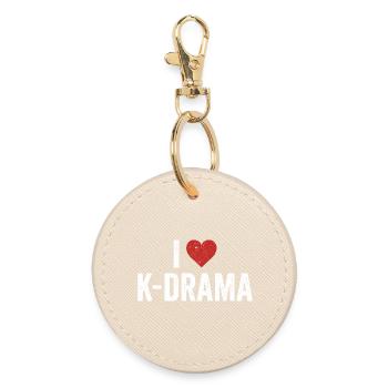 Korean Drama K-Drama Lover Kdrama - Round Keyring - oyster - Front