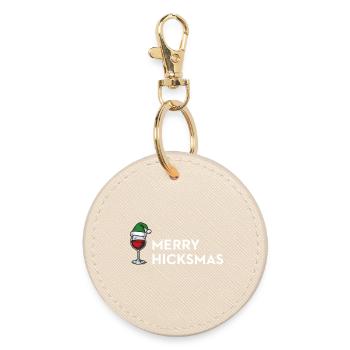 Merry Hicksmas – Anti Xmas Edition - Runder Schlüsselanhänger - Auster - Vorne