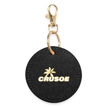 CRUSOE - Porte-clés rond - noir - Devant