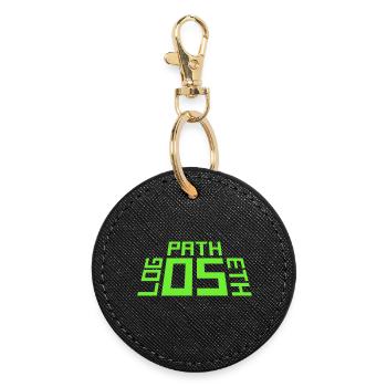 Logos Ethos Pathos Rhétorique Étudiant en Philosophie - Porte-clés rond - noir - Devant