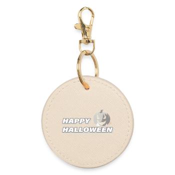 HAPPY HALLOWEEN - Runder Schlüsselanhänger - Auster - Vorne