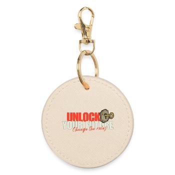 Unlock Your Future Rules - Porte-clés rond - huître - Devant