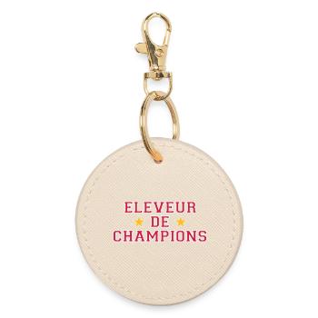 Eleveur de Champions - Porte-clés rond - huître - Devant