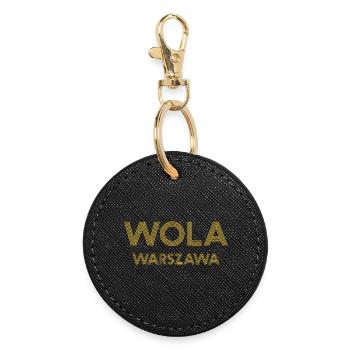 WOLA Warszawa Varsovie Warschau - Porte-clés rond - noir - Devant
