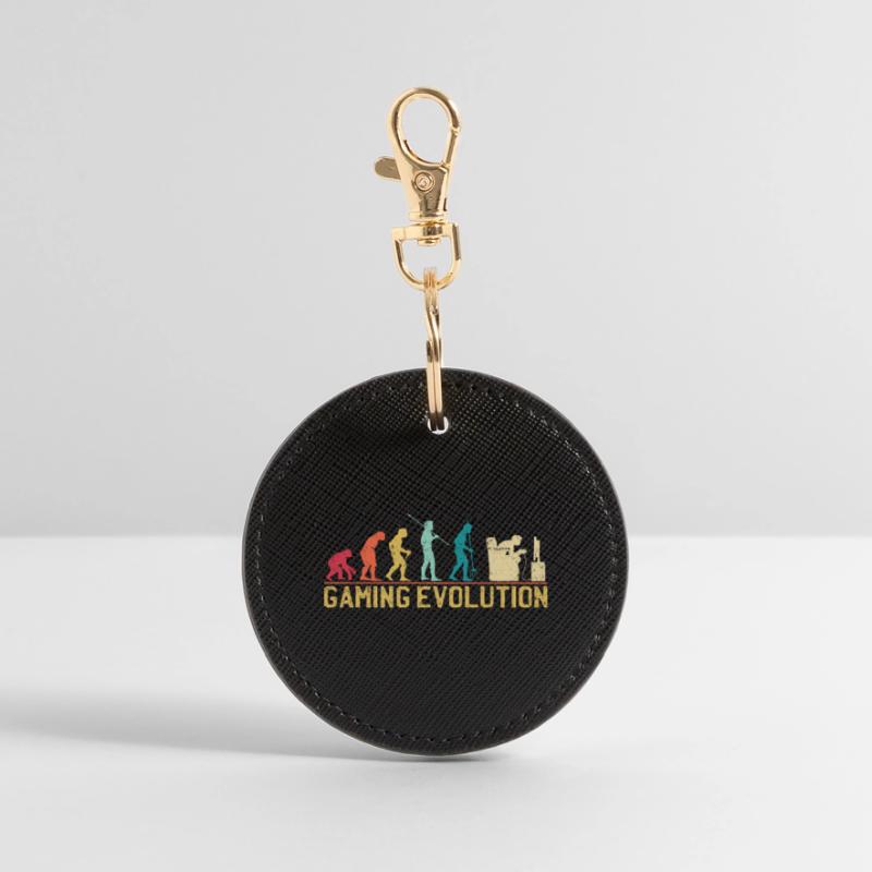 Gaming Evolution Artwork Round Keyring