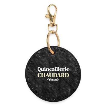 Quincaillerie Chaudard Vesoul - La 7eme Compagnie - Porte-clés rond - noir - Devant