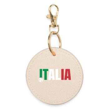 Italia Football - Porte-clés rond - huître - Devant