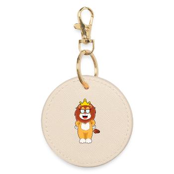 Couronne de Lion - Porte-clés rond - huître - Devant