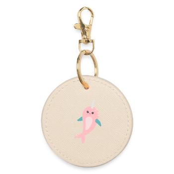 Narval licorne de mer - Porte-clés rond - huître - Devant