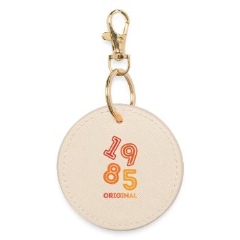 1985 Original - Round Keyring - oyster - Front