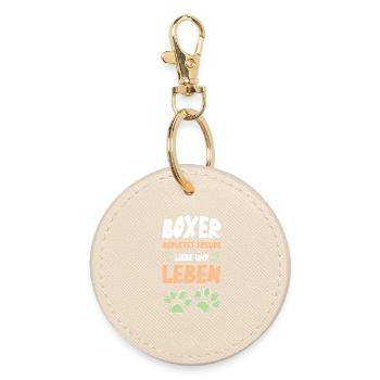 Motif de la vie amoureuse boxer - Porte-clés rond - huître - Devant