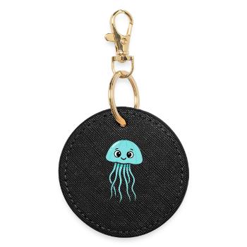 Jellyfish costume underwater sea creature carnival - Round Keyring - black - Front