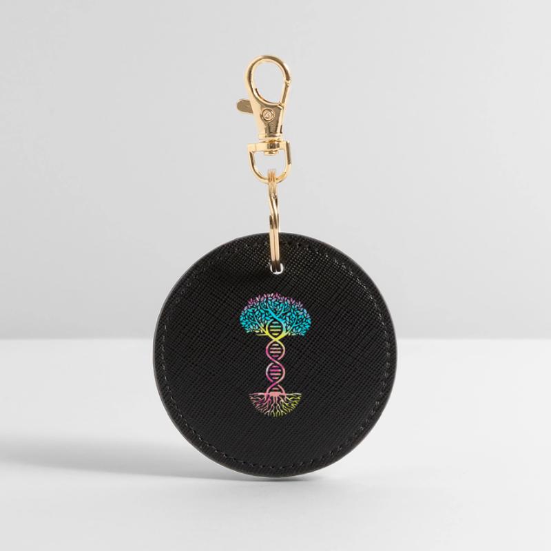 Structural formula molecule Round Keyring