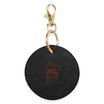 Somatic Healing Somatic Therapy - Round Keyring - black - Front
