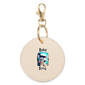 Baby Chill Mascot - Round Keyring - oyster - Front