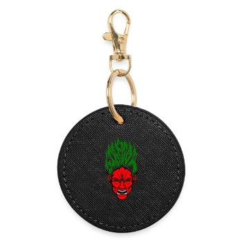 Stapooa demon color - Round Keyring - black - Front
