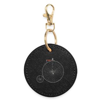 Hochrad - Round Keyring - black - Front