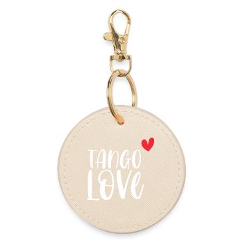 Danseur danse danse couple cadeau Tango Love! - Porte-clés rond - huître - Devant