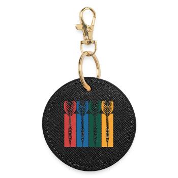 Quatuor Quill - Porte-clés rond - noir - Devant