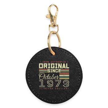 Legendary since October 1978 | October 1978 - Round Keyring - black - Front