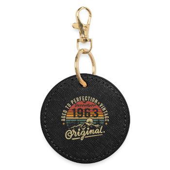 Legends were unveiled in December 1963 - Round Keyring - black - Front