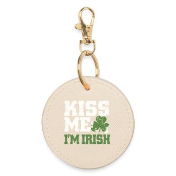 Embrasse-moi, je suis Irish Shamrock - Porte-clés rond - huître - Devant