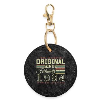 Génial Depuis Février 1994 - Porte-clés rond - noir - Devant