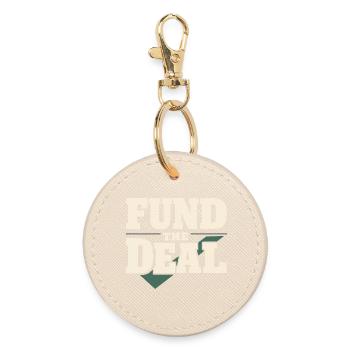 Mortgage Brokers, Loan Officers, - Round Keyring - oyster - Front