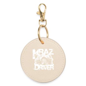 KRAZ Driver - Runder Schlüsselanhänger - Auster - Vorne