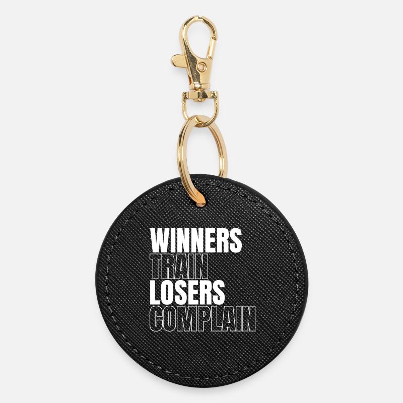 Gagnants - Porte-clés rond - noir