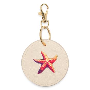 Étoile de mer Étoile de mer - Porte-clés rond - huître - Devant