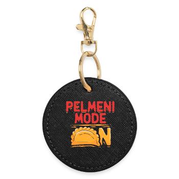 Mode Pelmeni sur Pelmenis - Porte-clés rond - noir - Devant