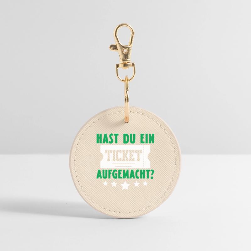 Science Coder DID YOU OPEN A TICKET FUNNY Round Keyring