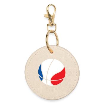 Basketball / Basketball / Basktet-Ball / Sports - Round Keyring - oyster - Front