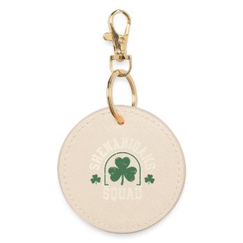 Équipe de Folies Trèfle Fun - Porte-clés rond - huître - Devant