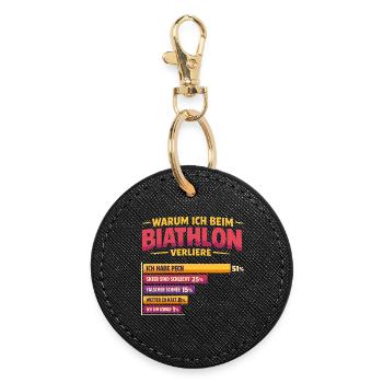 HJGHGHGHGHG - Round Keyring - black - Front