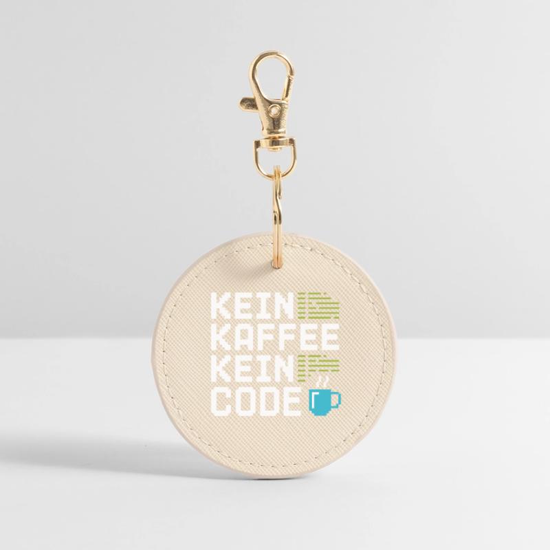 No Coffee No Code Programmeur Informaticien Porte-clés rond